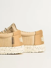 MENS HEYDUDE WALLY STRETCH SOX SLIP-ON - IRISH CREME