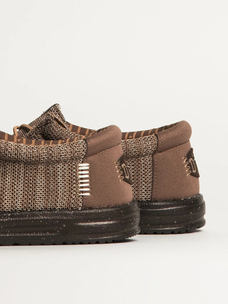 MENS HEYDUDE WALLY STRETCH SOX - TAUPE