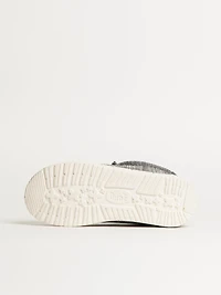 KIDS HEYDUDE WALLY YOUTH STRETCH SOX - GREY