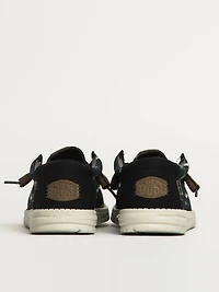 MENS HEYDUDE WALLY MARLIN SLIP-ON - BLACK