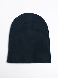 CLASSIC SOLID BEANIE BLUE - CLEARANCE