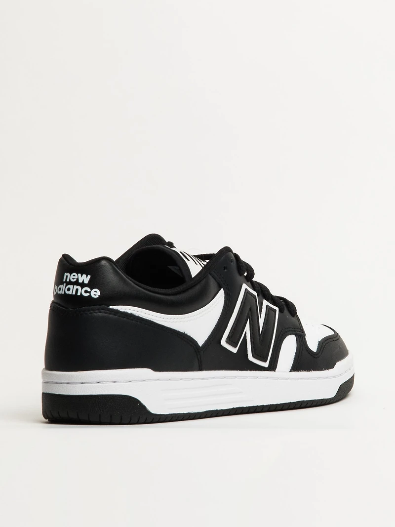 MENS NEW BALANCE 480 SNEAKER - WHITE/BLACK
