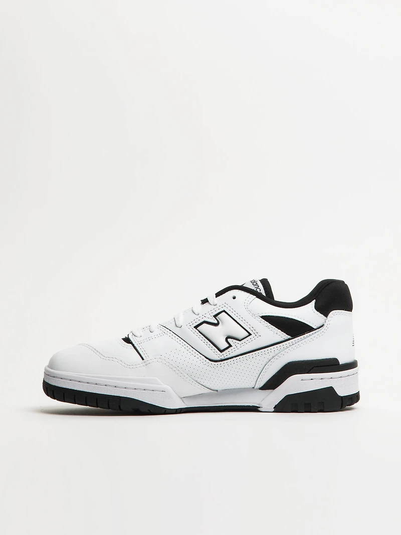 MENS NEW BALANCE THE BB550 SNEAKER - WHITE/BLACK