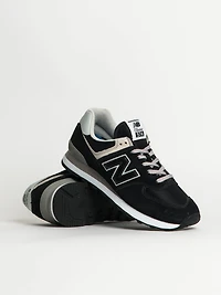 MENS NEW BALANCE 574 SNEAKER - BLACK/WHITE