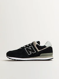 KIDS NEW BALANCE 574 - BLACK/WHITE