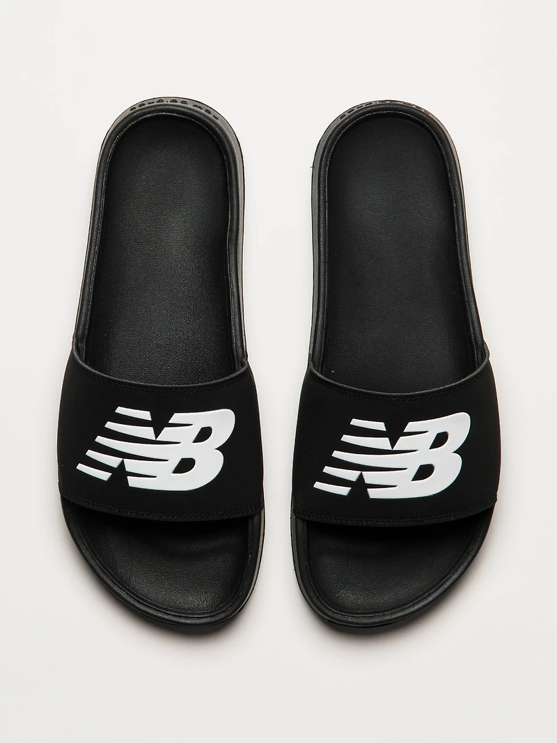 MENS NEW BALANCE THE 200 SLIDE - BLACK