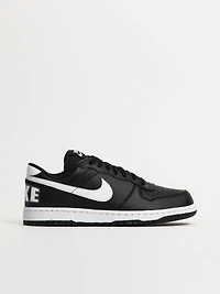 MENS NIKE BIG LOW SNEAKER - BLACK/WHITE