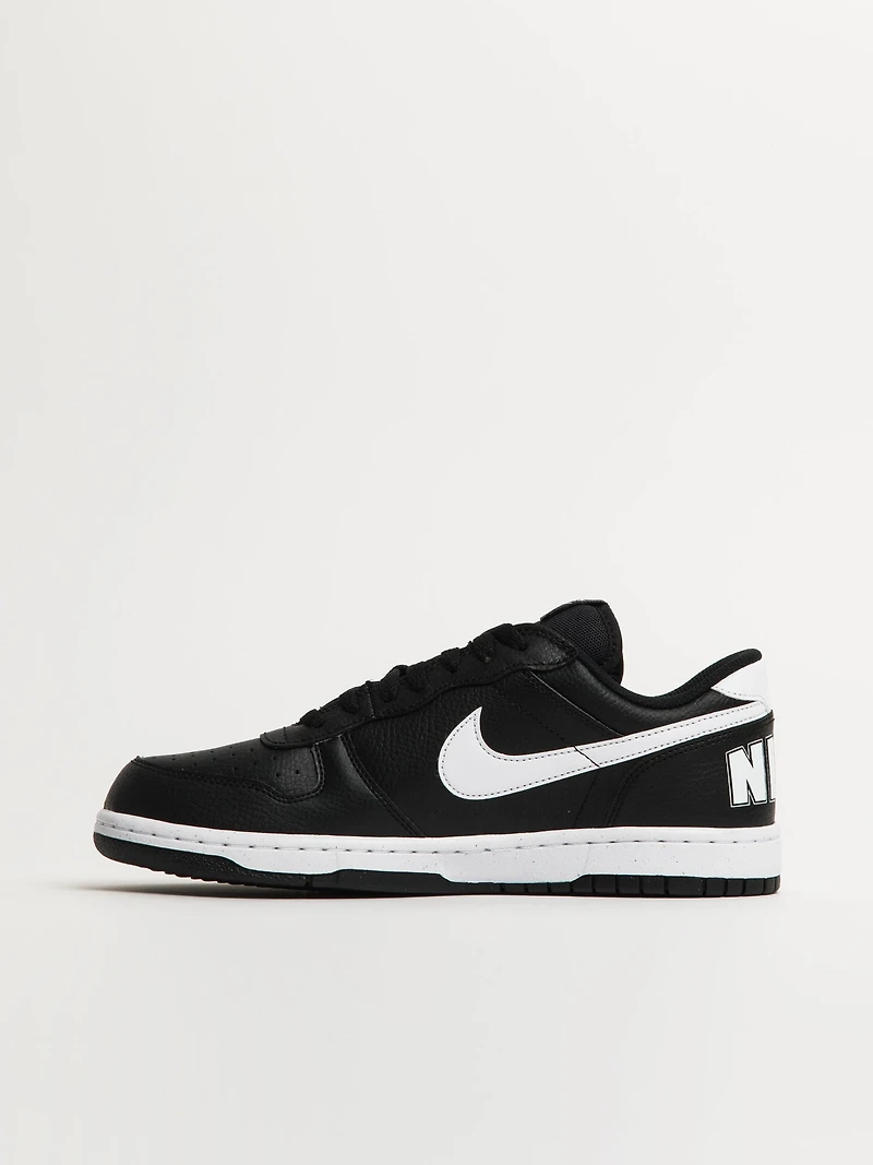 MENS NIKE BIG LOW SNEAKER - BLACK/WHITE
