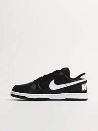 MENS NIKE BIG LOW SNEAKER - BLACK/WHITE