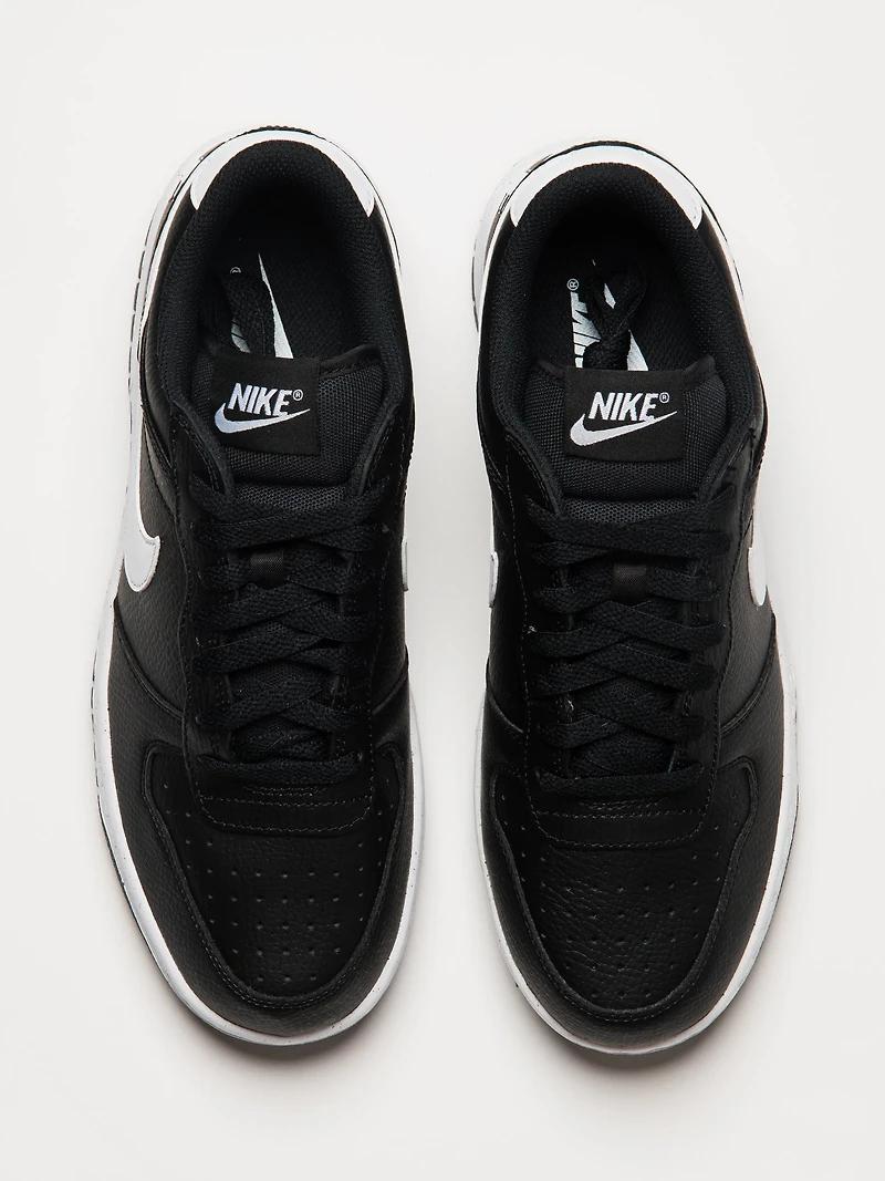 MENS NIKE BIG LOW SNEAKER - BLACK/WHITE