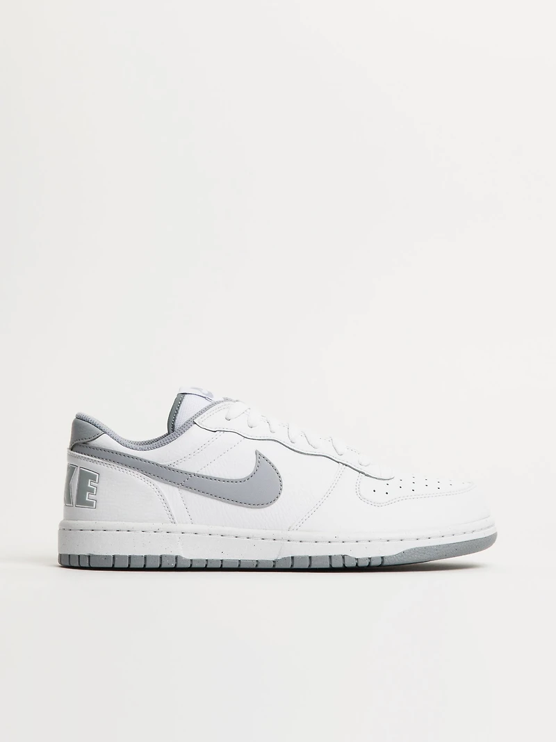 MENS NIKE BIG LOW SNEAKER - WHITE/WOLF GREY