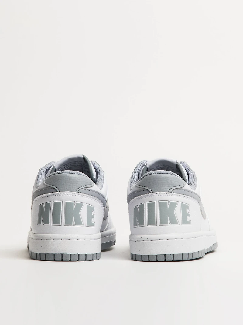 MENS NIKE BIG LOW SNEAKER - WHITE/WOLF GREY