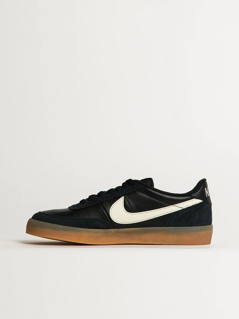MENS NIKE KILLSHOT 2 LEATHER SNEAKER - BLACK/GUM YELLOW/SAIL