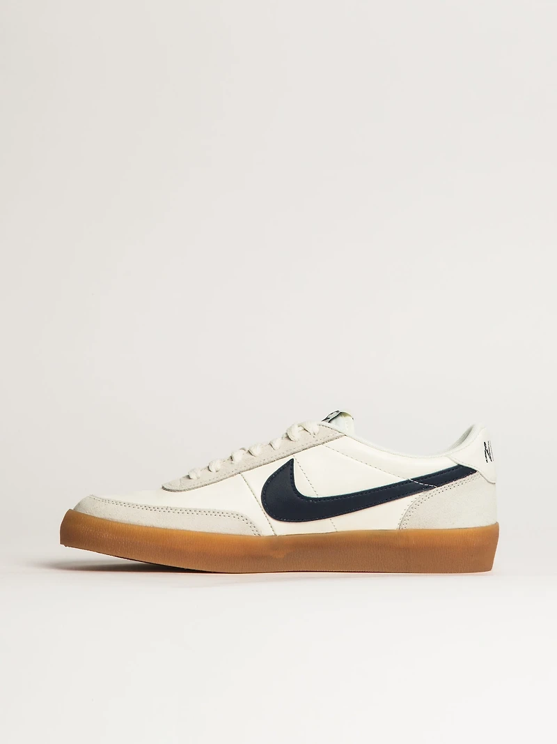 MENS NIKE KILLSHOT 2 LEATHER SNEAKER - WHITE/NAVY