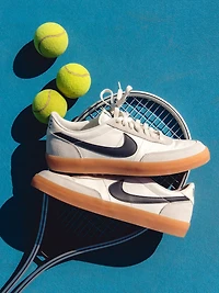 MENS NIKE KILLSHOT 2 LEATHER SNEAKER - SAIL/GUM YELLOW/MIDNIGHT