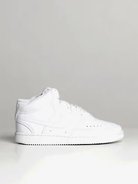 WOMENS NIKE COURT VISION MID SNEAKER - WHITE