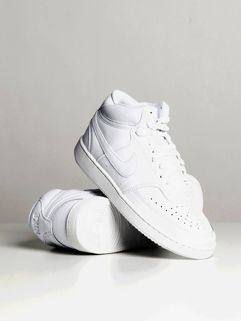 WOMENS NIKE COURT VISION MID SNEAKER - WHITE