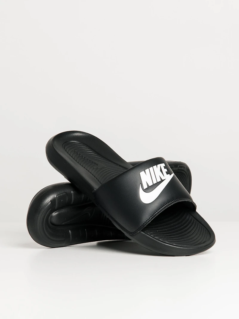 MENS NIKE VICTORI ONE SLIDE SANDAL - BLACK