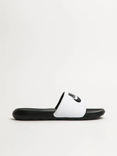 MENS NIKE VICTORI ONE SLIDES - BLACK/WHITE