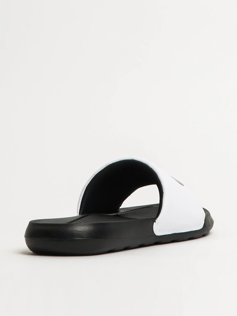 MENS NIKE VICTORI ONE SLIDES - BLACK/WHITE