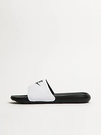 MENS NIKE VICTORI ONE SLIDES - BLACK/WHITE