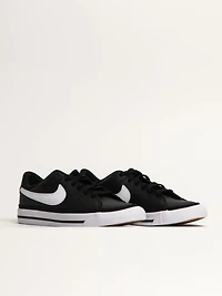 KIDS NIKE COURT LEGACY SNEAKER - BLACK/WHITE