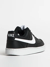 MENS NIKE COURT VISION LOW NEXT NATURE SNEAKER - BLACK/WHITE