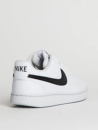 MENS NIKE COURT VISION LOW NEXT NATURE SNEAKER - WHITE/BLACK