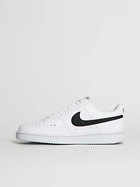 MENS NIKE COURT VISION LOW NEXT NATURE SNEAKER - WHITE/BLACK