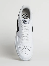 MENS NIKE COURT VISION LOW NEXT NATURE SNEAKER - WHITE/BLACK