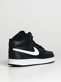 MENS NIKE COURT VISION MID NEXT NATURE SNEAKER - BLACK/WHITE