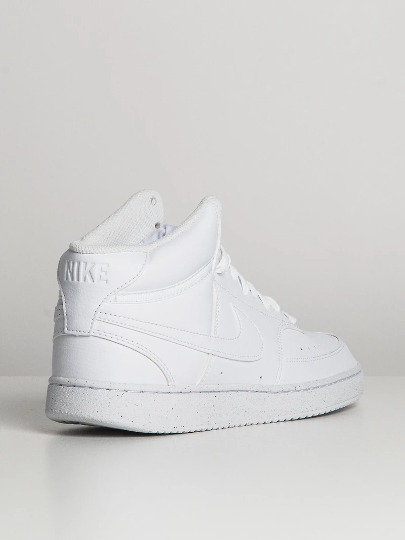MENS NIKE COURT VISION MID NEXT NATURE SNEAKER - WHITE