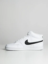 MENS NIKE COURT VISION MID NEXT NATURE SNEAKER - WHITE/BLACK