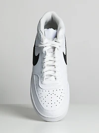 MENS NIKE COURT VISION MID NEXT NATURE SNEAKER - WHITE/BLACK