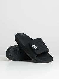 MENS NIKE OFFCOURT ADJUST SLIDES - BLACK/WHITE