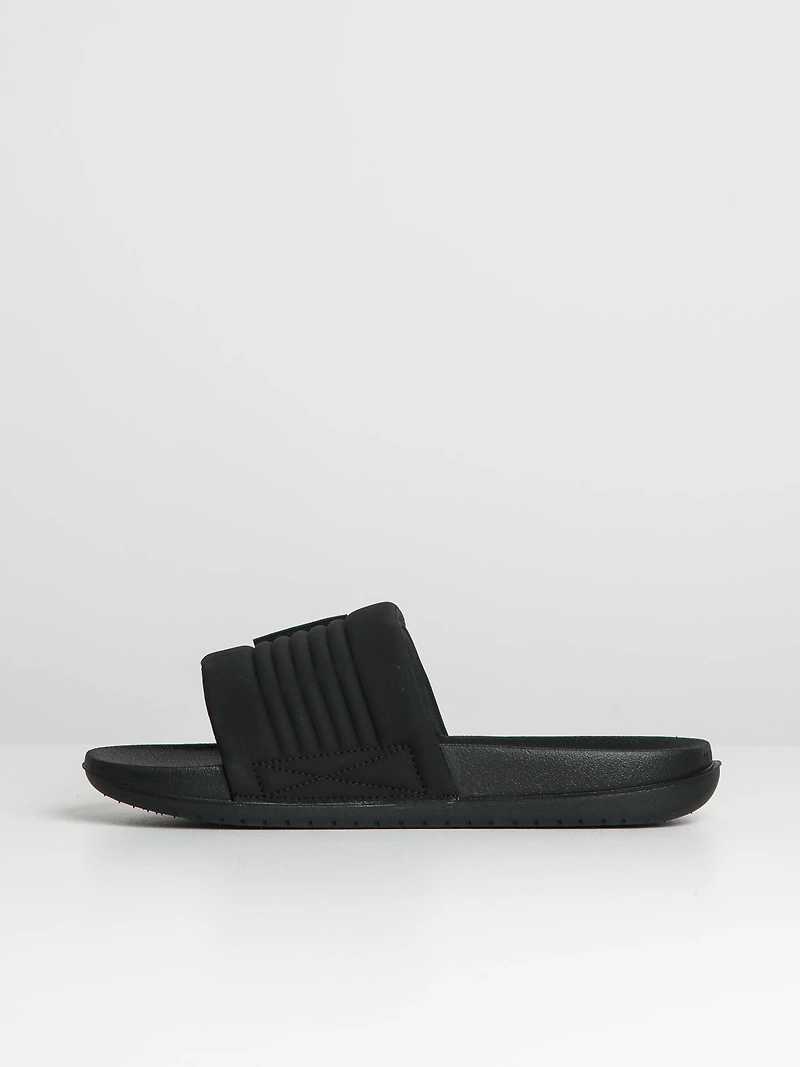 MENS NIKE OFFCOURT ADJUST SLIDES - BLACK/WHITE