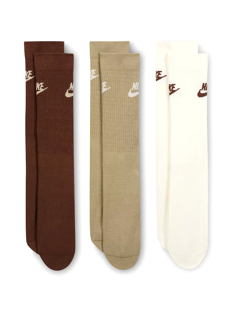 NIKE EVERYDAY ESSENTIALS CREW SOCK 3PK