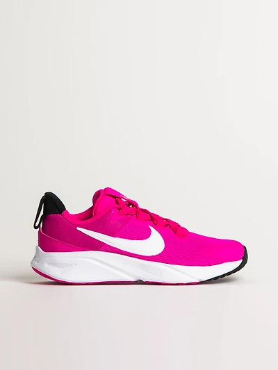 KIDS NIKE STAR RUNNER 4 SHOES - FIERCE PINK/BLACK/WHITE