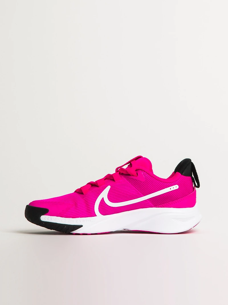 KIDS NIKE STAR RUNNER 4 SHOES - FIERCE PINK/BLACK/WHITE