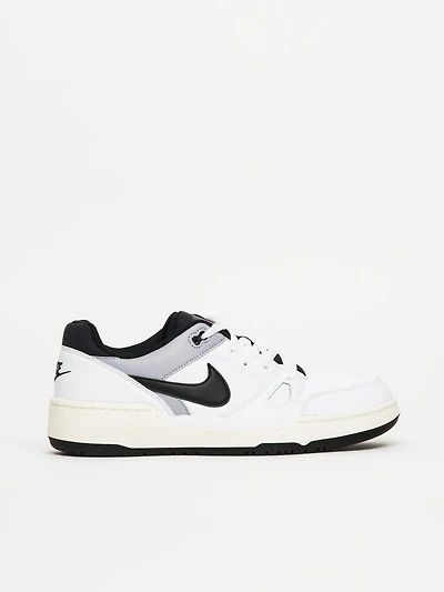 MENS NIKE FULL FORCE LOW SNEAKER - WHITE/PEWTER/SAIL/BLACK