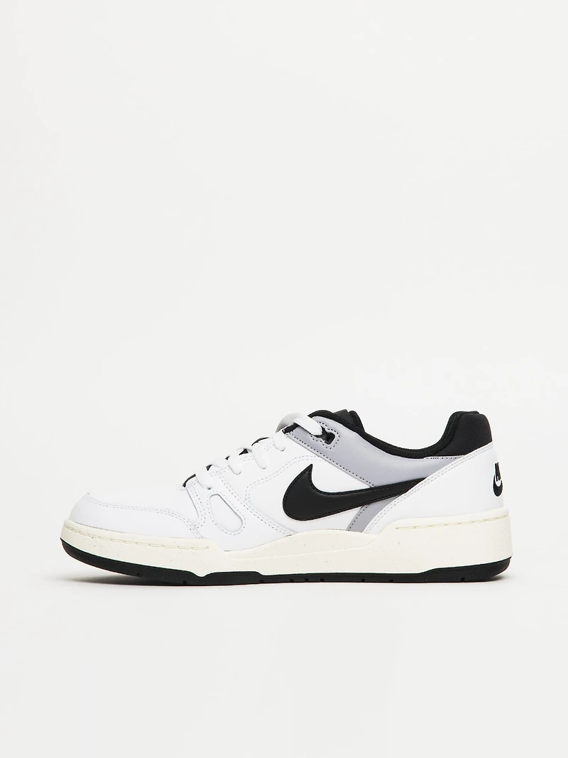 MENS NIKE FULL FORCE LOW SNEAKER - WHITE/PEWTER/SAIL/BLACK