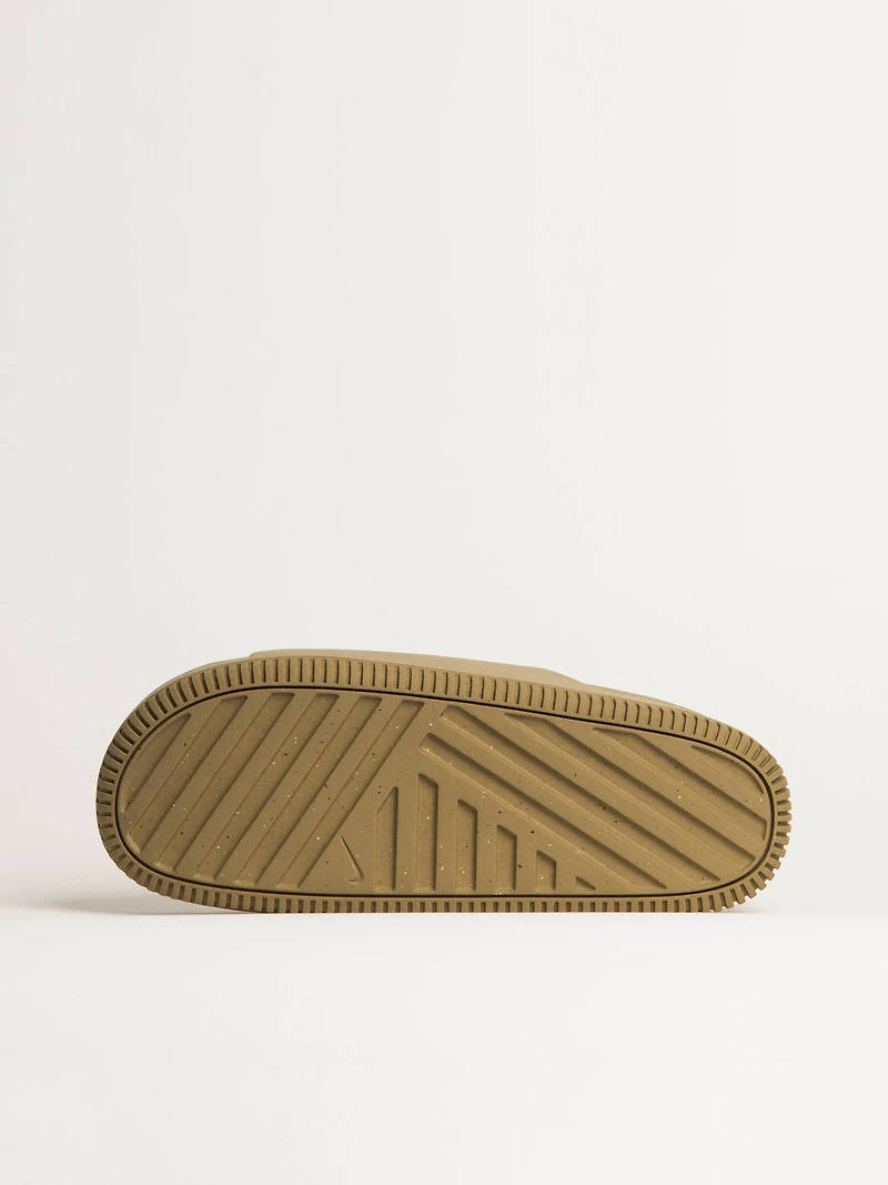 MENS NIKE CALM SLIDES - KHAKI