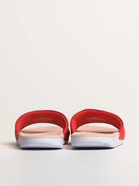 KIDS NIKE KAWA SLIDES - EMBER/WHITE/ECHO PINK