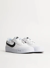 MENS NIKE COURT SHOT SNEAKER - WHITE/BLACK
