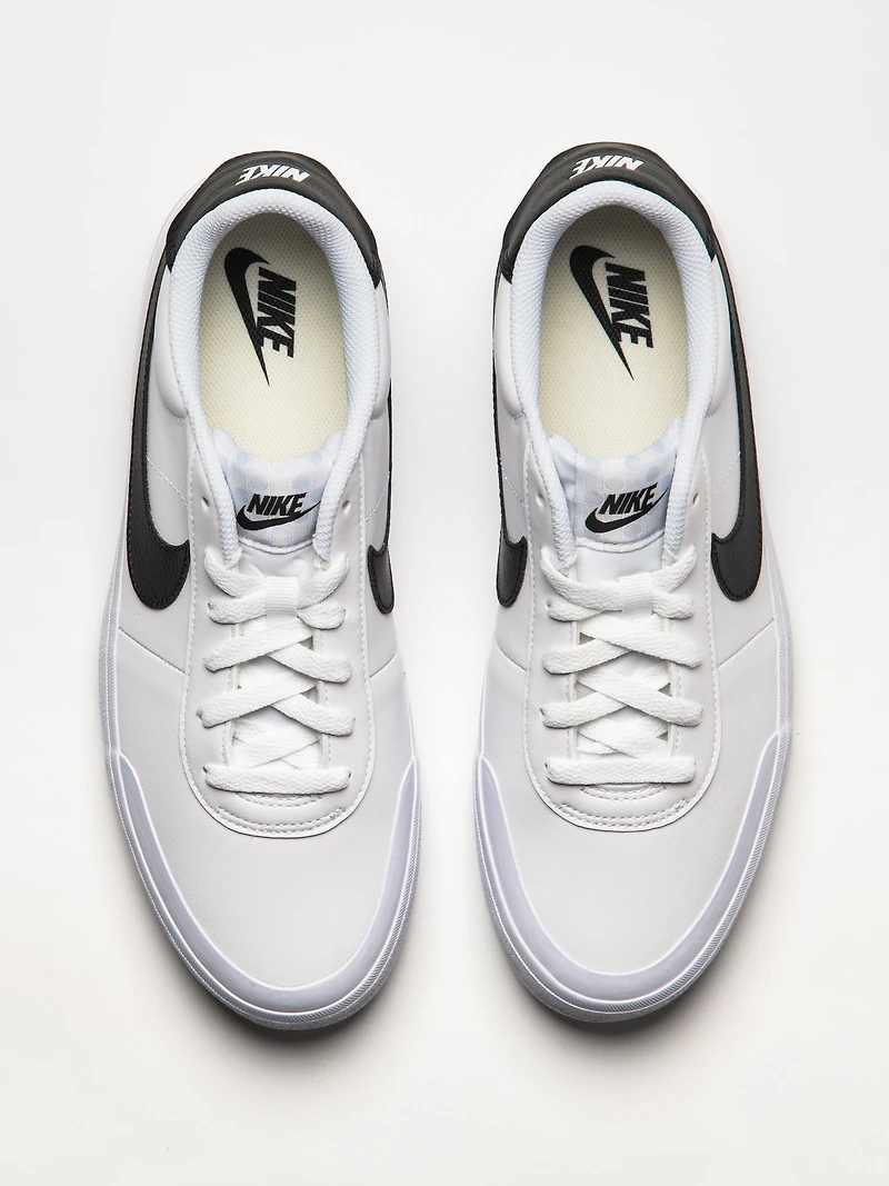 MENS NIKE COURT SHOT SNEAKER - WHITE/BLACK
