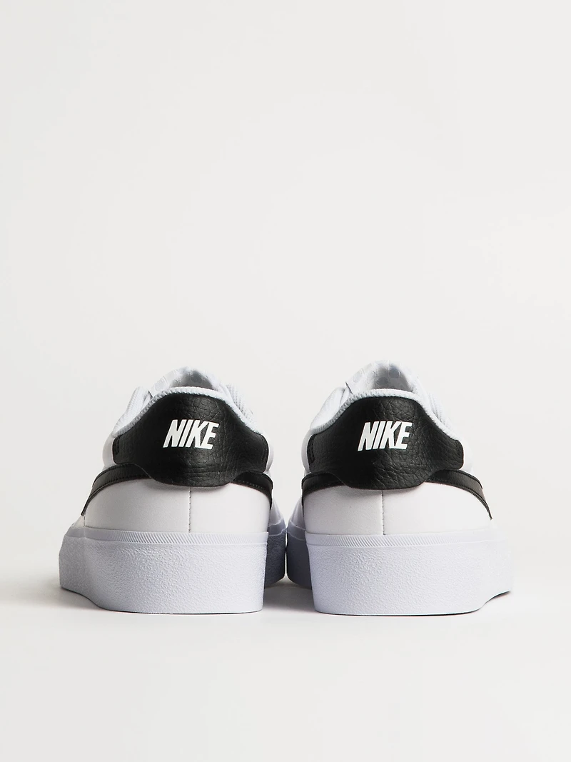 MENS NIKE COURT SHOT SNEAKER - WHITE/BLACK