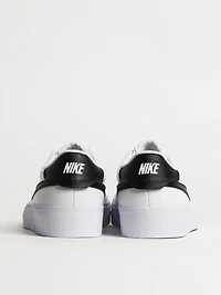 MENS NIKE COURT SHOT SNEAKER - WHITE/BLACK