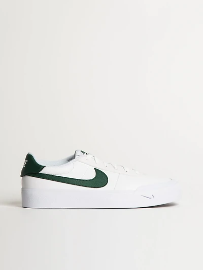 MENS NIKE COURT SHOT SNEAKER - WHITE/GREEN