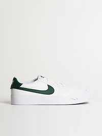 MENS NIKE COURT SHOT SNEAKER - WHITE/GREEN