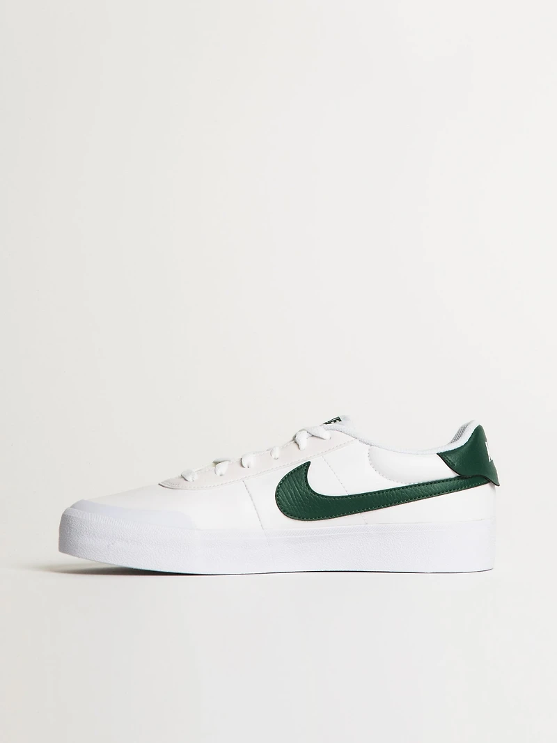 MENS NIKE COURT SHOT SNEAKER - WHITE/GREEN
